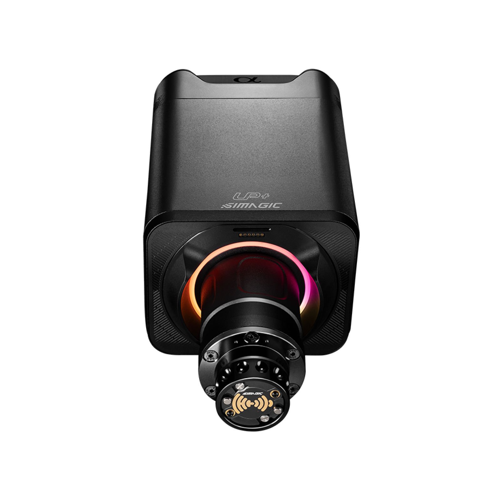 SIMAGIC Alpha EVO 12 Nm Direct Drive wheelbase on a transparent background
